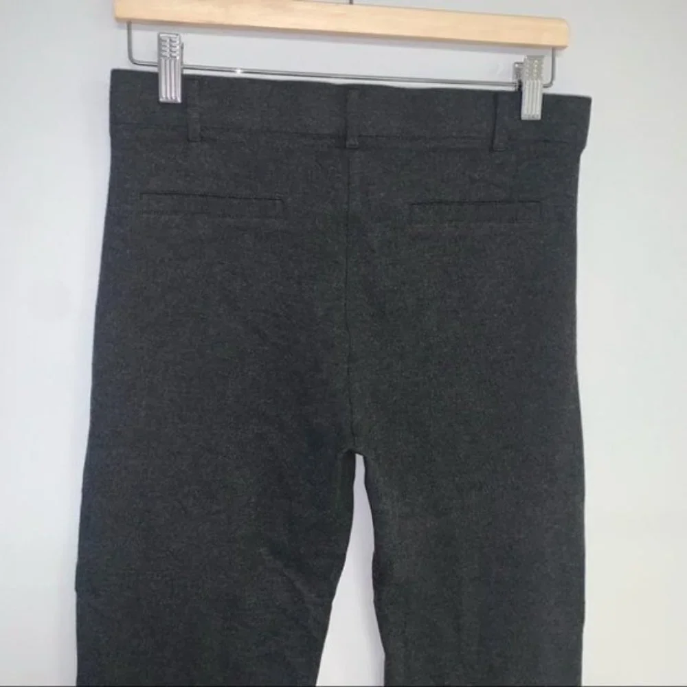 Betabrand Boot-Cut Dress Pants Size Medium Petite Charcoal Grey‎ Stretch NWOT